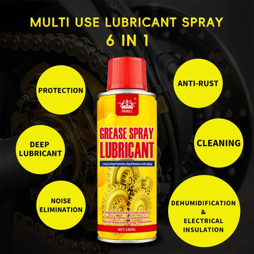 180ml Automotive Liquid Grease Spray High Temperature Resistant Handheld Spray For Mechanical Noise Reduction