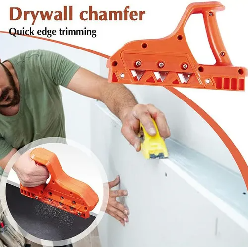 45 ° 60 ° Plasterboard Quick Cutter Gypsum Board Hand Plane Drywall Edge Chamfer Woodworking Cutting Tool Trimmer Hand Tool
