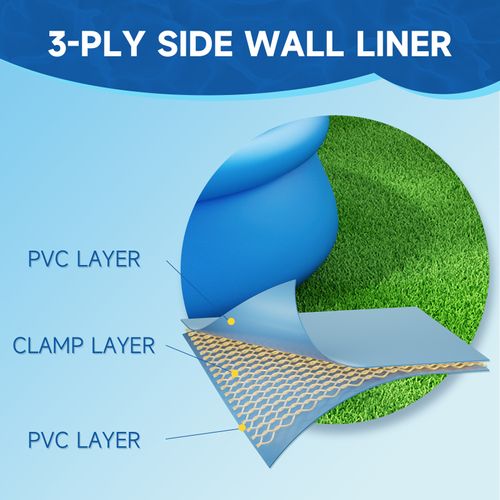 Circular inflatable swimming pool, large outdoor foldable electric inflatable  300cm*76cm