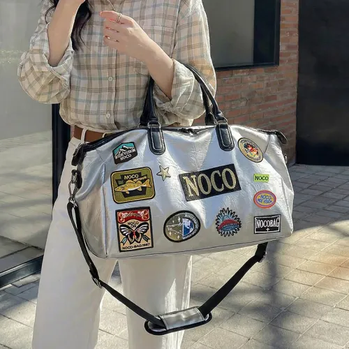 Large Capacity Fitness Storage Bag Urban Simple Style Motorcycle Travel Bag