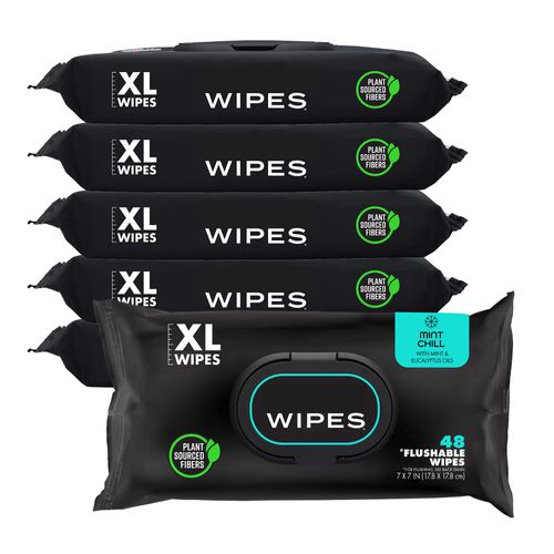 Toilet paper washable wipes for cleaning buttocks