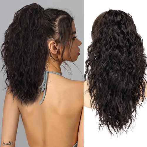 Women's wig curly wave hair extension ponytail hair extension
