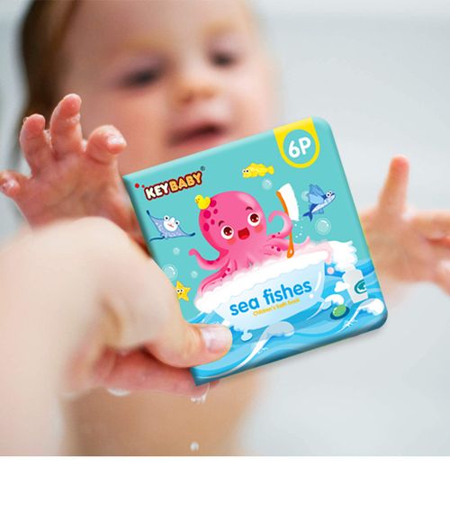 Children's Bath Books 4 books （Farm, Ocean, Dinosaur and Digital）