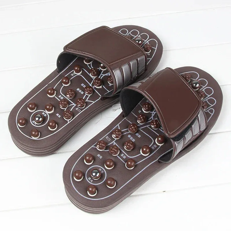 Foot Massager Acupuncture Slippers Massage Tool Acupoint Activation Reflexology Therapy Relieve Foot Pain Meridians Arthritis
