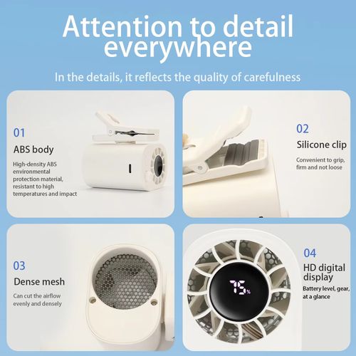 Portable air cooling fan