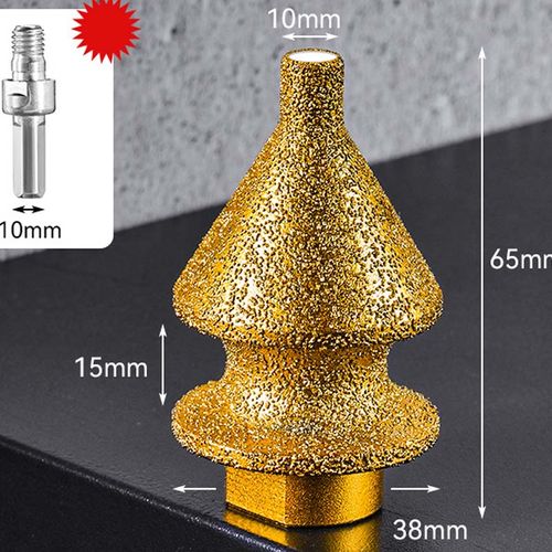 Diamond Chamfering Bit for Grinder – Multi-Function, Brazed Diamond, Universal Fit 💎