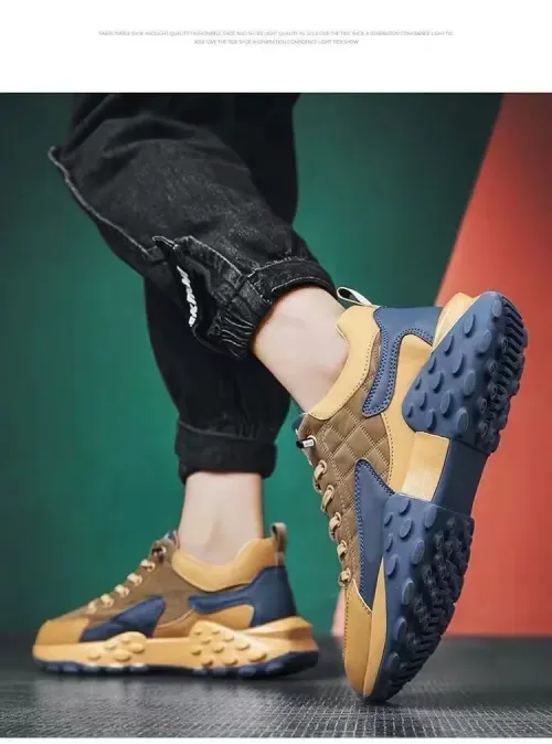 Men's casual sports shoes are fashionable, high-quality, and non slip