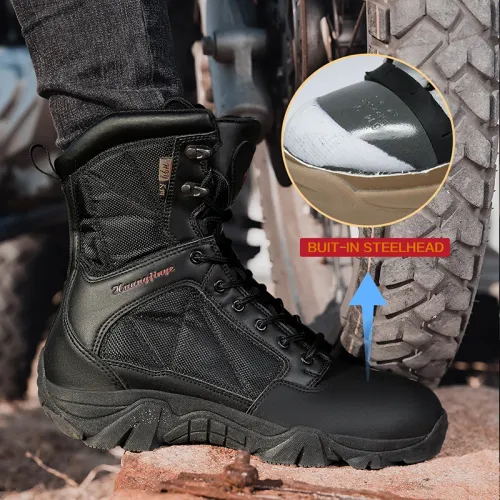 Anti smashing and anti stabbing sports safety shoes