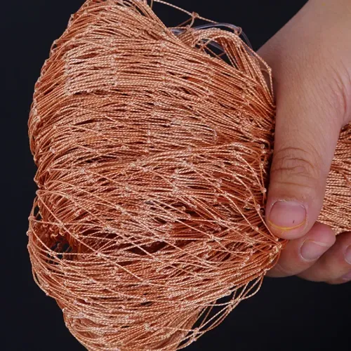 Lawaia Cast Network With Steel Pendant Braided line Hand Throw Fishing Net with Big Plastic Blue Ring Network Tackle for Fishing