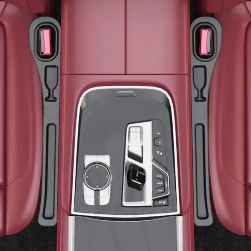 Car Seat Gap Filler Organizer PU Universal Car Seat Gap Anti-leak Stopper Strip Slot Seat Gap Storage Organizer Accessories
