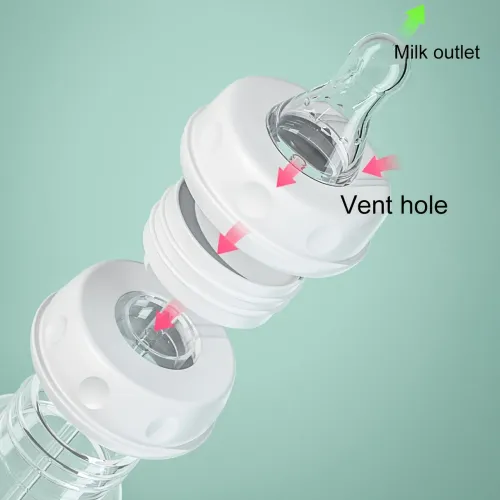 8oz 240ml Normal-Neck Baby Bottle with Straw Brush,Hands-Free PP Feeding Bottle Set-Makes Feeding Easy
