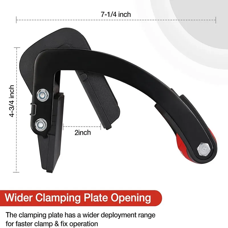 Goldblatt Panel Carrier Plywood Lifting Tool Drywall Carrying Tool Plywood Carriers Tool Clamping Thickness up to 1 inch