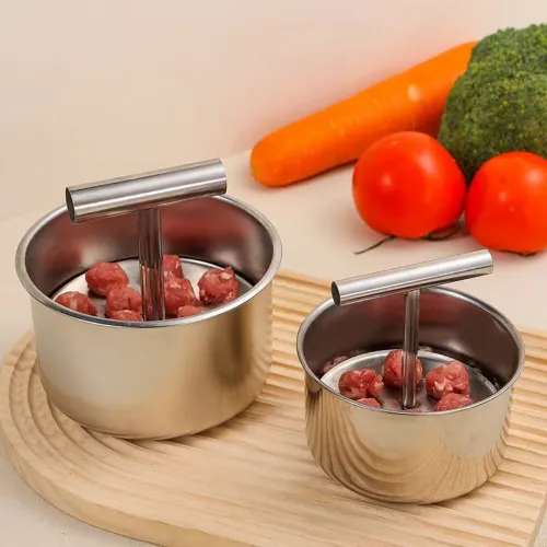 Manual Press Meatball Maker Stainless Steel Meatball Tools Meat Balls Multi-functional Maker Tool Home Kitchen Cooking Gadget