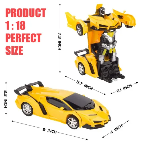 One-Touch Transforming Remote Control Car — Transforming Robot Model