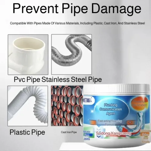 ewer Pipe Unclogger Power Cleaner Dissolve Odor Eliminator Pipe Unclogger Cleaner