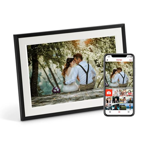 Smart WiFi Digital Photo Frame: Display & Share Favorite Memories in Vivid Full HD Clarity