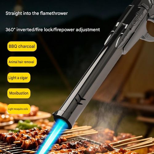 Windproof picnic camping barbecue moxibustion burning pig hair