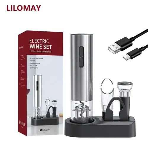 5-in-1 Electric Wine Tool Gift Box Set