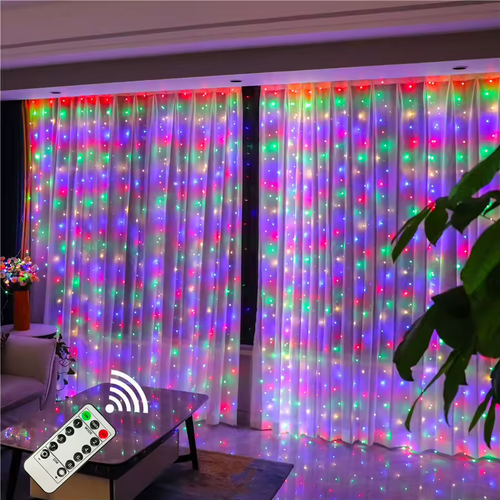 New String Lights Curtain Light  Led Christmas Lights Fairy Lights Garden Lights Garland Curtain Wedding Decorationgift