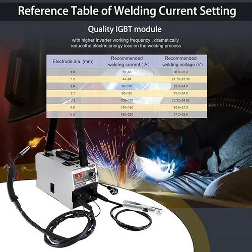 2-in-1 MIG MMA welding machine DC inverter contact welding machine Airless built-in wire feeding mechanism