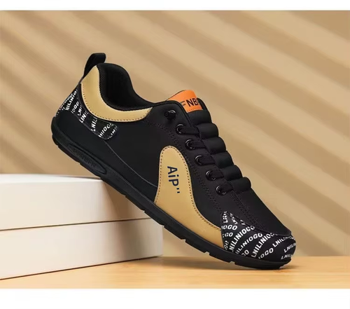 Men's Spring Autumn Lightweight Sporty Casual Shoes Fashionable Versatile Trendy Bean Bean Driving Shoes Soft Bottom Breathable