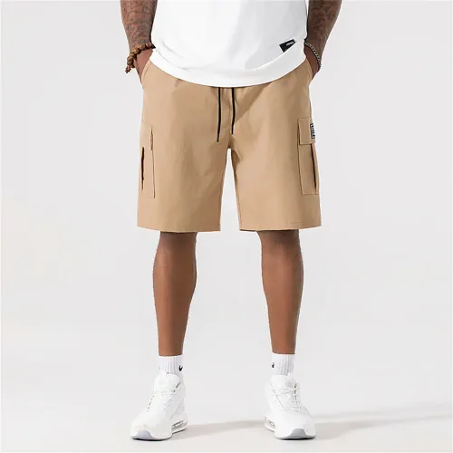 Men's Multi-Pocket Work Shorts Heavy Duty  Shorts Summer   Trousers with Utility Pockets