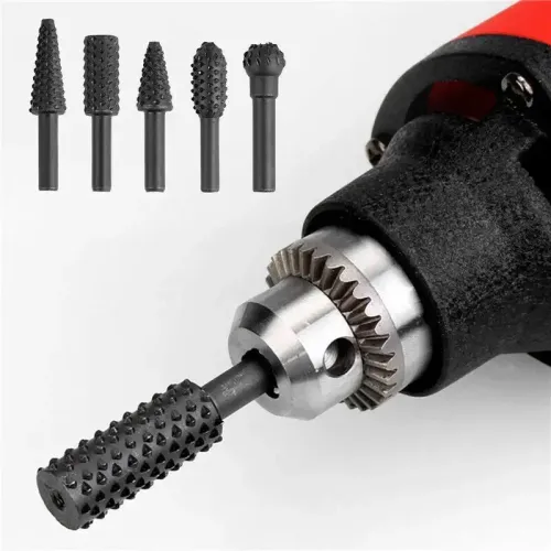 5PCS Drill Bit Set Cutting Tools for Woodworking Knife Wood Carving Tool Carpentry Wood Cutting Tools WorkDrill Bit Set