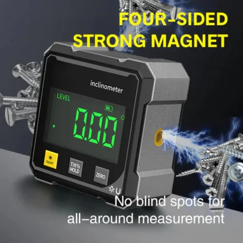 Digital Electronic Level Digital Angle Fnder 4*90 ° Magnetic Inclinometer Protractor