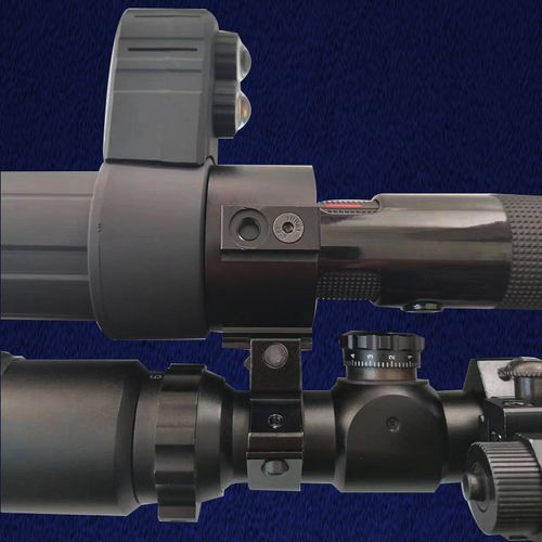 Military 7-21X digital night vision cyf-d + monocular hunting scope with laser sight tactical crosshair hunting scope
