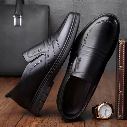 2026 New Men's Office Formal Shoes Low Cut Daily Comfortable Round Toe Multifunctional Men's Wedding Shoes