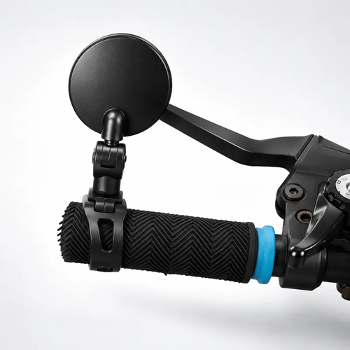 6pcs 8cm Diameter Rearview Mirror for Motorcycles, E-bikes, and Bicycles – Adjustable 360° Rotating Wide-Angle Handlebar Mirror