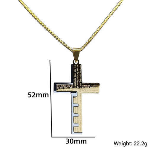The Lord's Prayer Cross Necklace (Limited Edition)