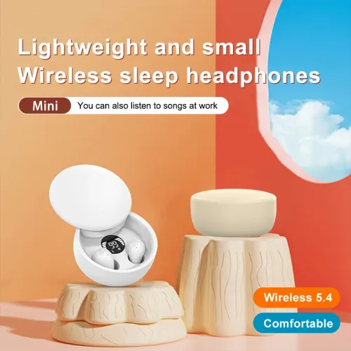 mini wireless bluetooth headset small earbuds sleep work sports invisible headphones HD HIFI bass sound quality earphones
