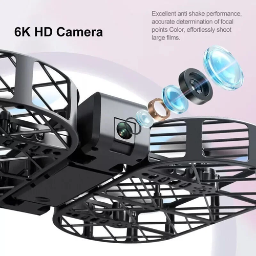 🔥 360-degree all-round protection drone, foldable in seconds, 6K camera aerial photography high-definition restoration, optical flow positioning, hovering stabilization, wifi image transmission, mobile phone control