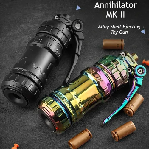 Metal Products Tactical Grenade Launcher Toy Set Alloy Shell Ejecting Fidget Spinner