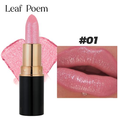 Metallic Glitter Lipstick Diamond Dazzling Waterproof Sexy Lip Gloss Moisturizing Matte Velvet Pearlescent Lip Tint Balm Makeup