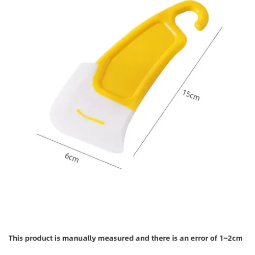 3pcs Cleaning Scraper Silicone Tableware Cleaning Spatula Cake Baking Scraper Pastry Small Tool Kitchen Cleaning Scraper