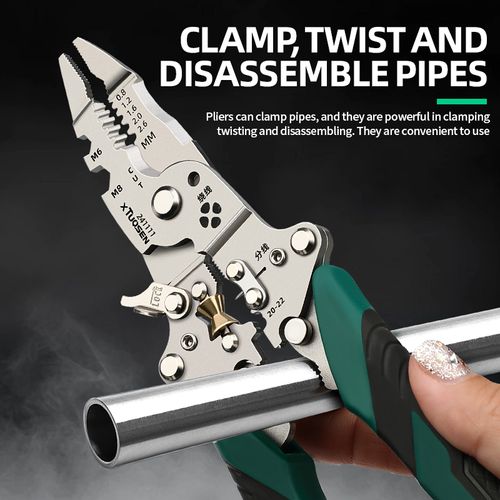 2PCS Foldable cable cutting and stripping multifunctional combination tool