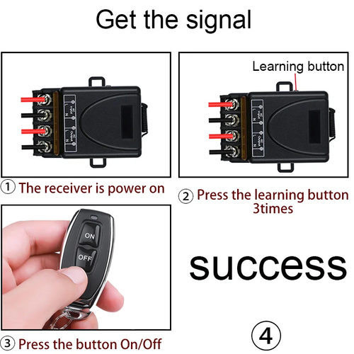 50m 433MHZ long distance wireless remote control switch