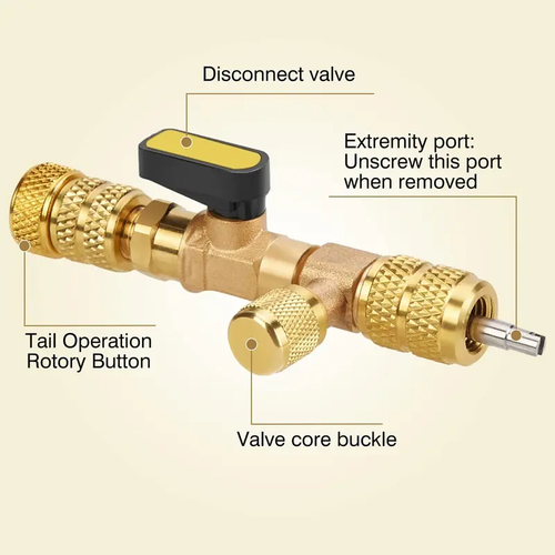 Professional AC Valve Core Remover & Installer Kit