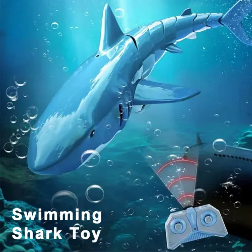 Smart Rc Remote Controlled Shark Charging Bionic Electric Motor Fish Simulation Rocking Fish