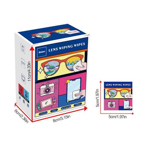100 Anti-Fog Lens Cleaning Wipes – For Glasses, Phones & Cameras Quick-Dry