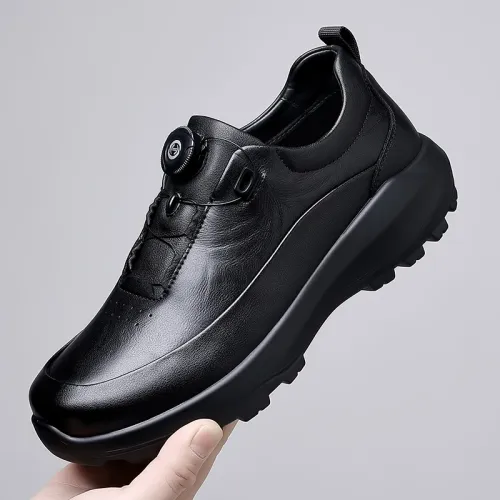 All-match Leather Men's Sports Shoes Outdoor Sneakers Male Comfy Casual Shoes Classic