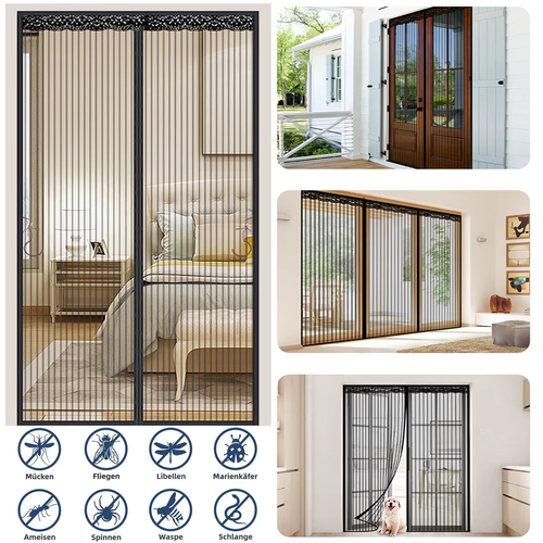 Self-Absorb Magnetic Anti-Mosquito Door Screen