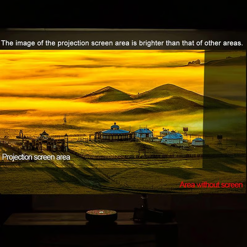 72 inch 159*90cm 4K Metal Lightproof Foldable Portable Movie Screen (16:9)