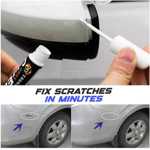 2pcs Car Bike Paint Scratch Repair Pen (1pcblack+1pcwhite)