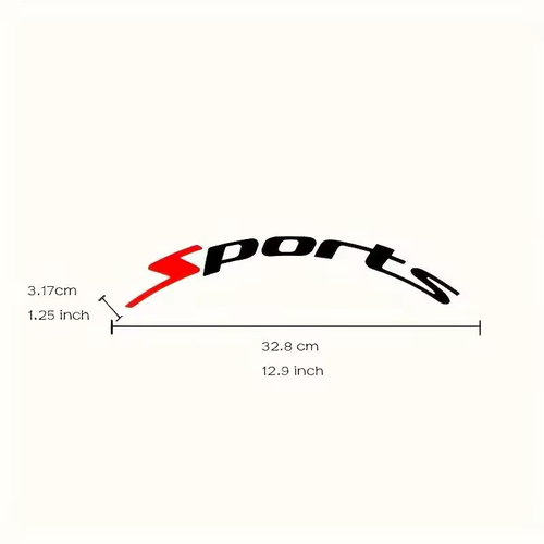 8pcs Car Tire Wheel Stickers Car Tuning Universal 3D Permanent PVC Joined Tire Decor Decals Car Tyre Personalized Stickers（Can be used to decorate all four wheels)