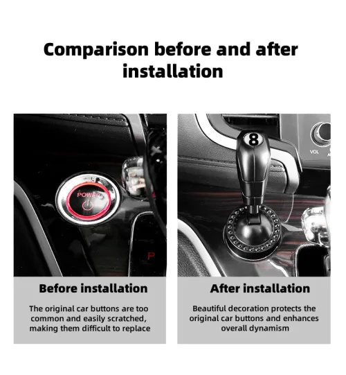 Car One Click Start Joystick Start Cover