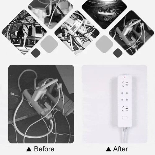 Adhesive Punch-free Socket Holder（8 pack）