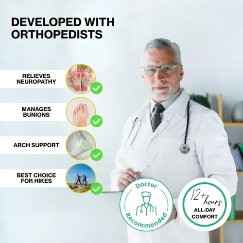 Men's orthopedic walking shoes